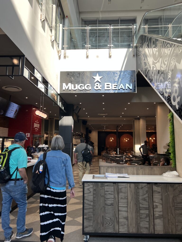 Mugg & Bean Restaurant at Zambia mall
