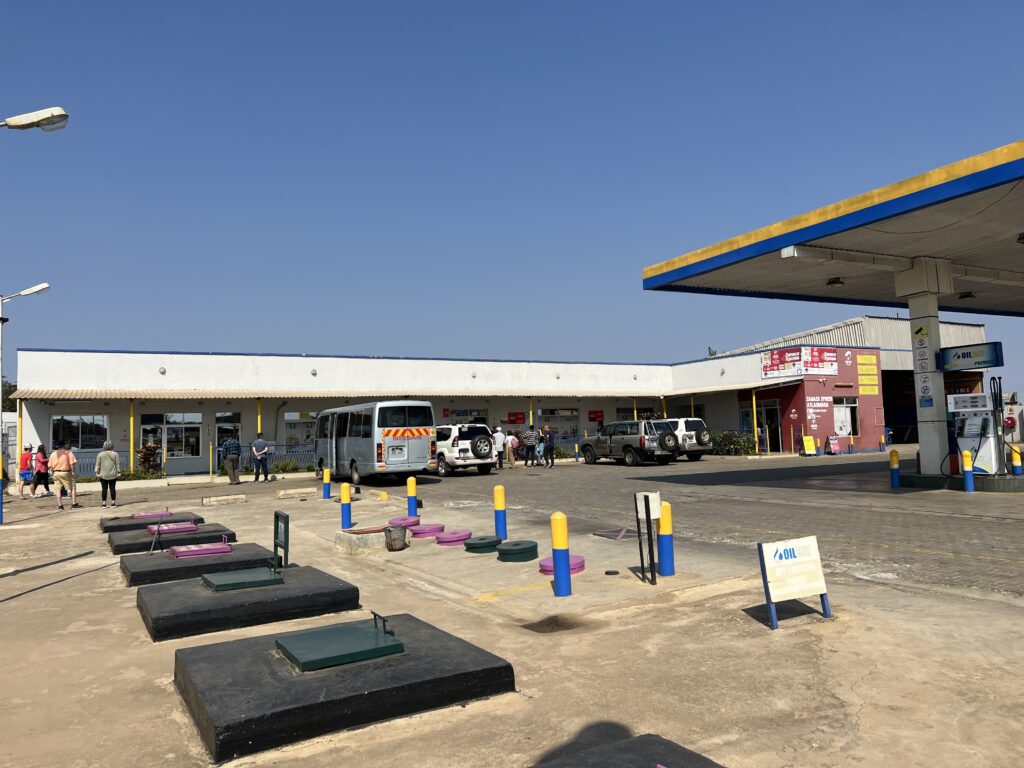 Gas station in Zambia